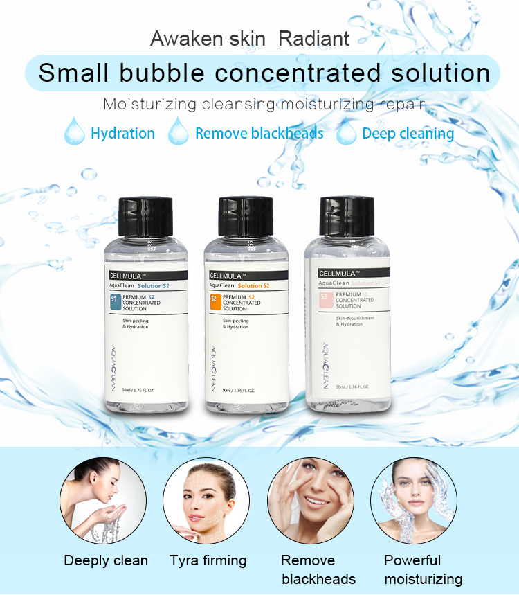 Beir 400ml Per Bottle Hydro hydra microdermabrasion Facial deep Cleansing Blackhead Liquid Repair Water Apply Aqua Peel Solution