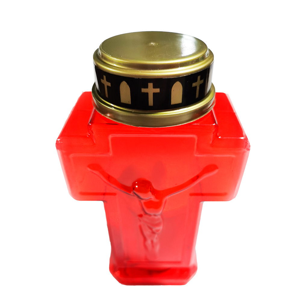 Ce Rohs Bsci Religious Memorial Church Eternal Led Flickering Grave Light Cemetery Candles Wholesale