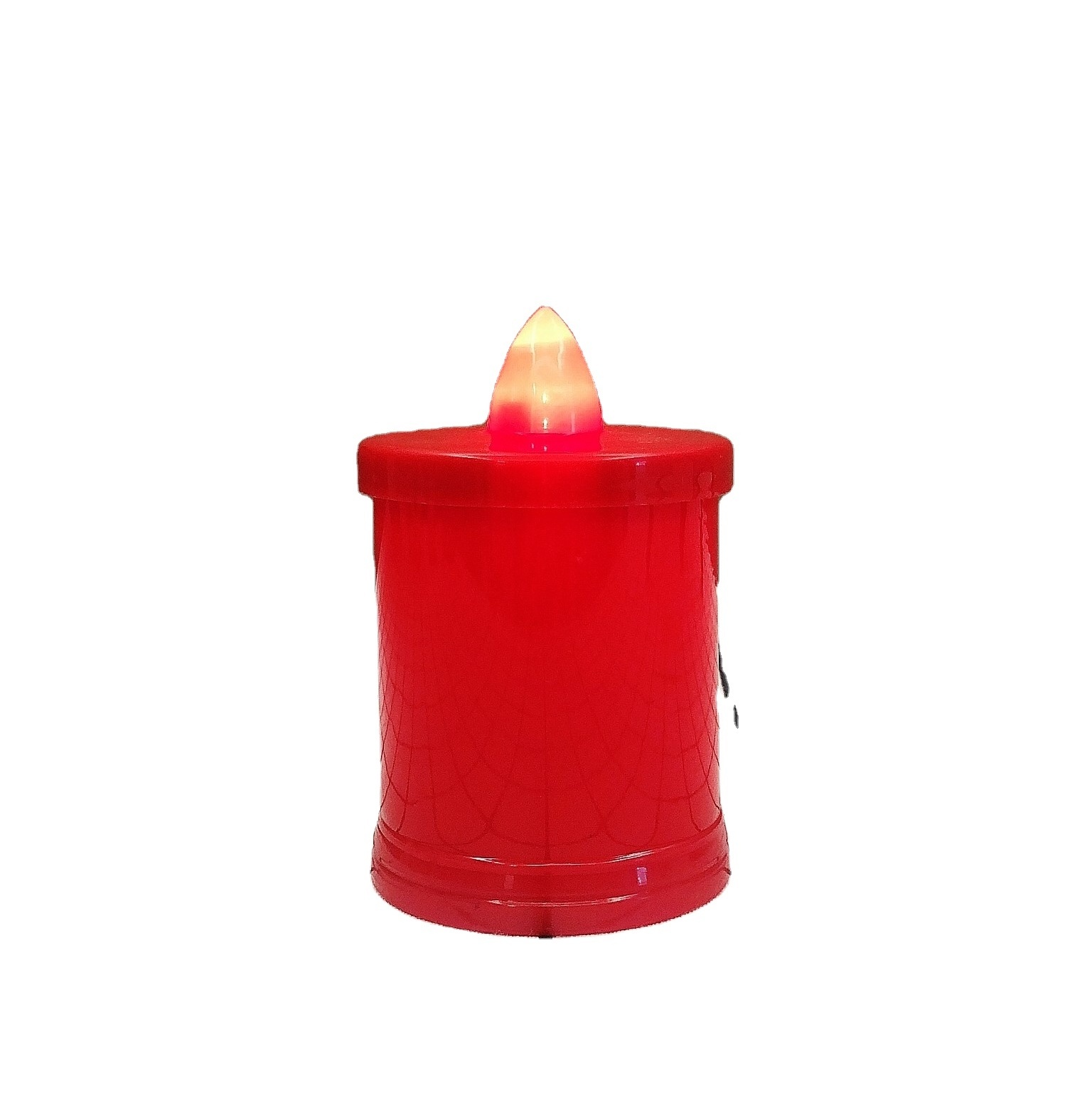 Funeral Ritual Memorial Church Holders Wholesale Battery Mini Led Candle Grave Light for Cemetery