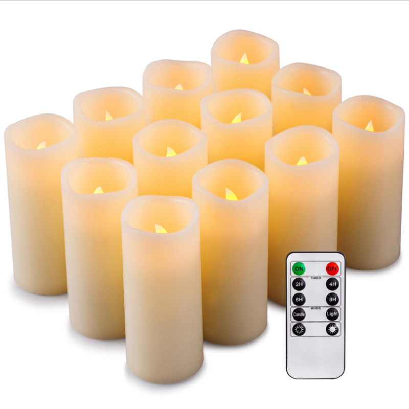 Wedding Favors 12pcs/set Flameless Candles Battery Operated H5