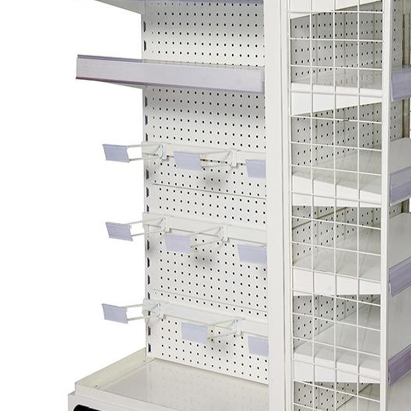 High Quality Supermarket Wire Mesh Shelf Double Or Single Side Shelves For Supermarket