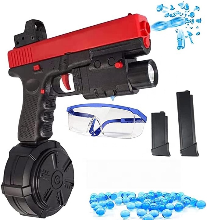 Glock Pistol Electric Automatic Gel blaster High Quality Play Splash water balloon gun with gel bead toy gun