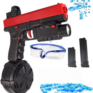 Glock Pistol Electric Automatic Gel blaster High Quality Play Splash water balloon gun with gel bead toy gun