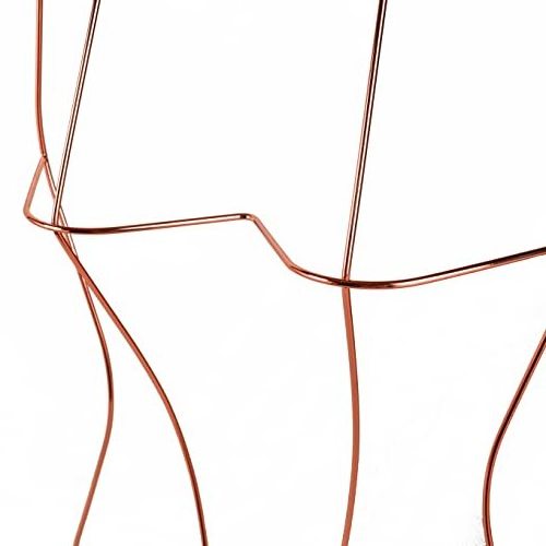 Rose Gold Full Body Shape Metal Wire Swimwear Swimsuit Display Hangers for Dress Bikini Lingerie Hangers