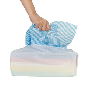 Wholesale Household Cleaning Products Disposable Nonwoven Kitchen Roll Rag Dishcloth Duster Dish Towel Wipe Cleaning Cloth