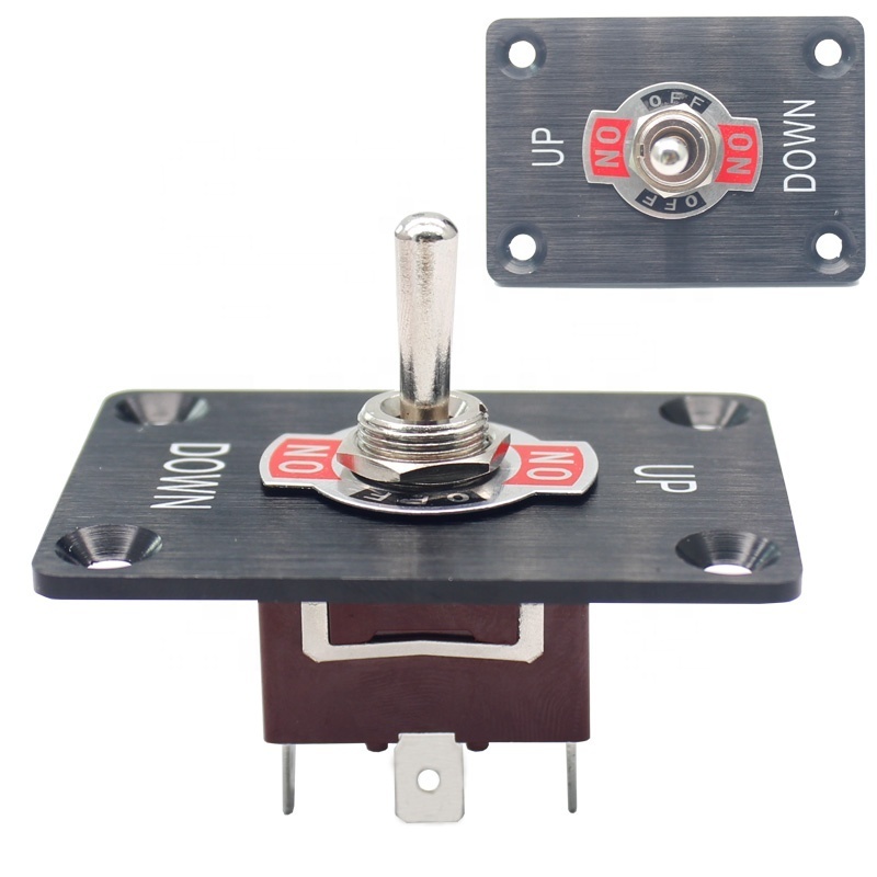 ON-OFF-ON Toggle Switch Position Momentary With Rainproof 15A 250VAC Single Pole ON-OFF Toggle Switch