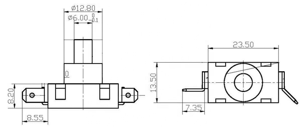 KAG 01C ON-OFF 2 pin 14A 250VAC vacuum cleaner electric kettle oven self locking micro flashlight push button switches