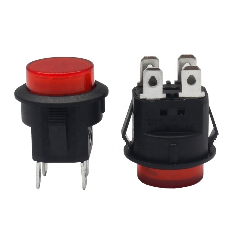 16A 250VAC 4 PIN Toggle Rocker Switch Push Button Round Micro Switch