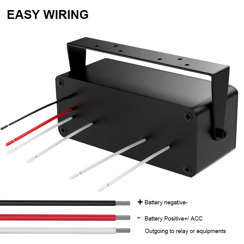 4 Gang Rocker Switch Box 12V SPST ON Off Switch QC 3.0 USB Charger Voltmeter Waterproof Aluminum Rocker Switch Panel Night Glow