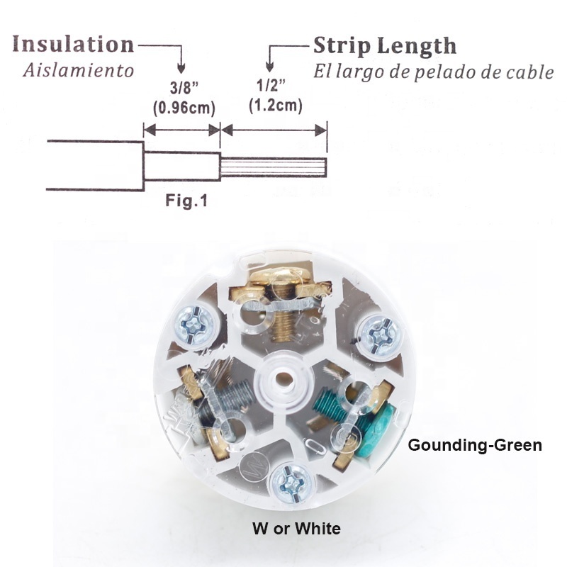 Nema L5-15 20a 250v Ac Grounding Plug Right Angle male socket plug