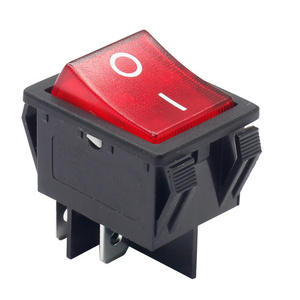 12V 24V R599 Series KCD4 DPST Electronic Rocker Switch ON-OFF 4 PIN Power Switch