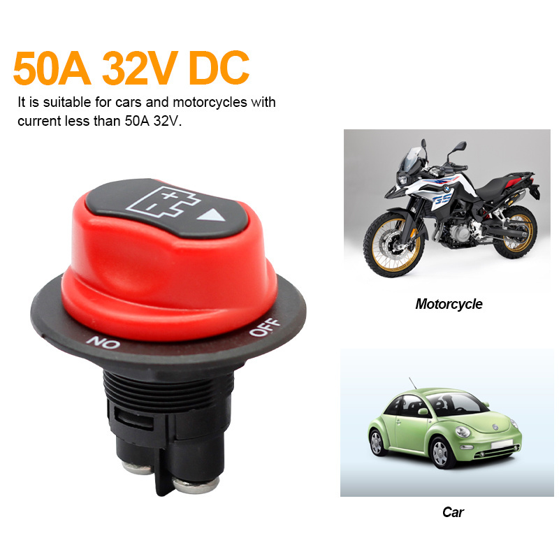 100A Battery Switch Battery Isolator Selector Switch Disconnect Waterproof Switch For Car Boat