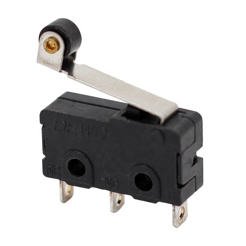 AC 250V 5A SPDT 1NO 1NC Momentary 3Pin SPDT Roller Lever Micro Switches