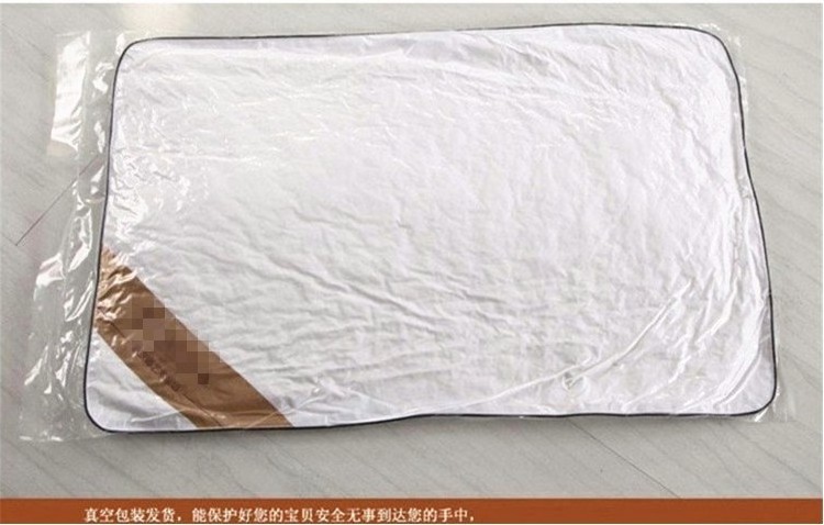 Polyester microfiber bed sleeping pillow hollow vacuum polyester pillowneck pillow