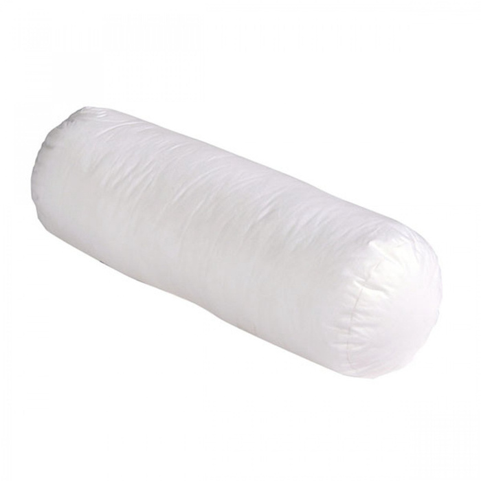 king queen size plain long round bolster pillow cylinder cushion with feather filled