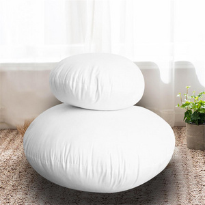 custom size large round floor cushion washed white goose feather filling insert round cushion