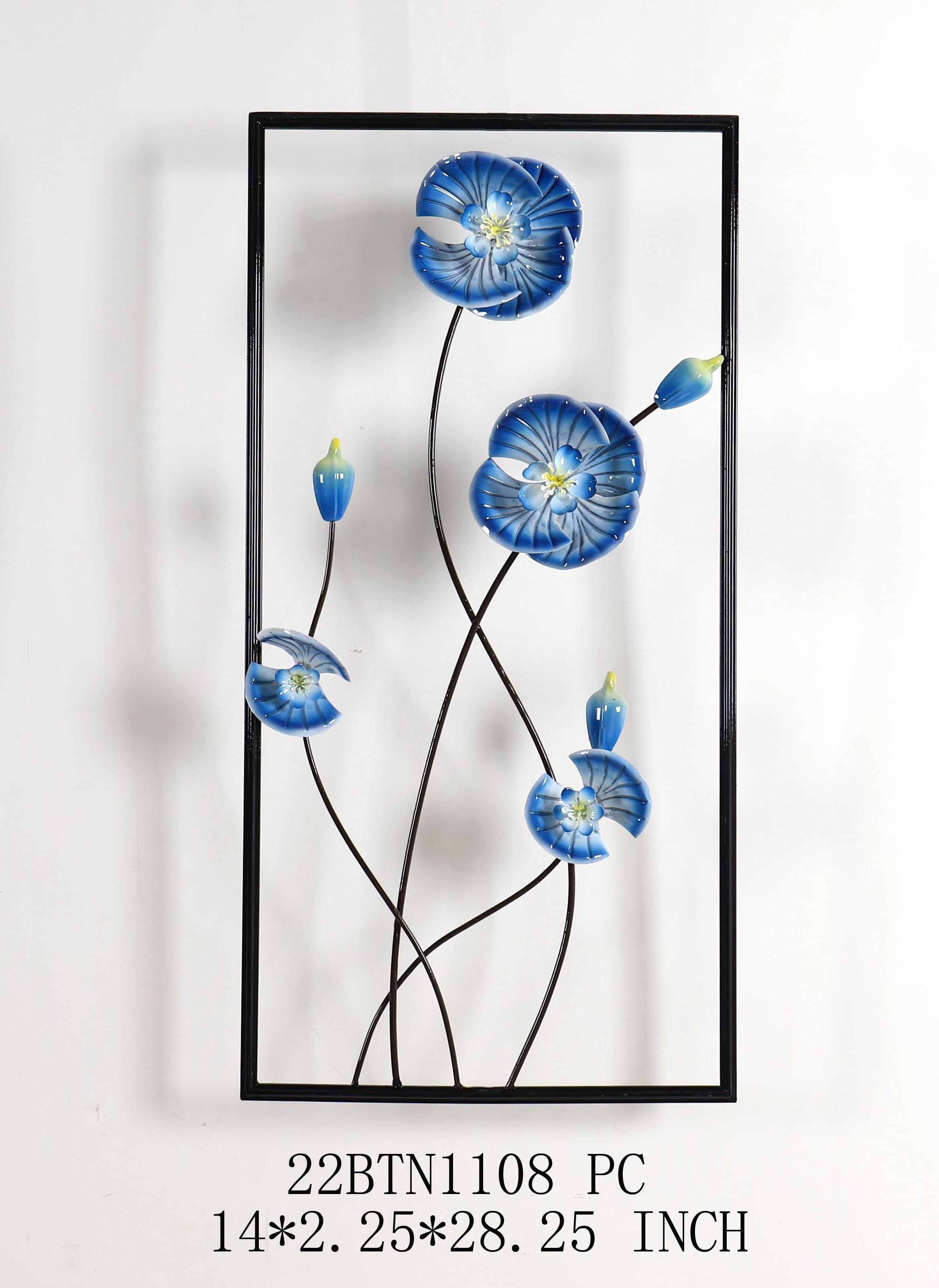 wall art home decor luxury 2023 new inspiration lively flower metal decor for living room