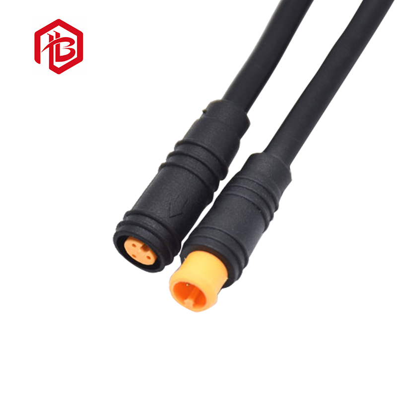 E-bike Battery Connector Red Small Size 2 4 6 8 Pin Mini Waterproof Connector Mini M6 cable connector