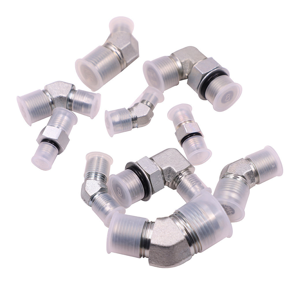 Cnc High Quality 3 Way Aj Series Jic Male 74 Degree Cone Tee Hydraulic Hose Fitting And Adapters Hydraulic Banjo Fittings