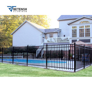 China Steel Fence Garden Gate Farm Front Side Door Yard Entry Swimming Pool Fence For Safety