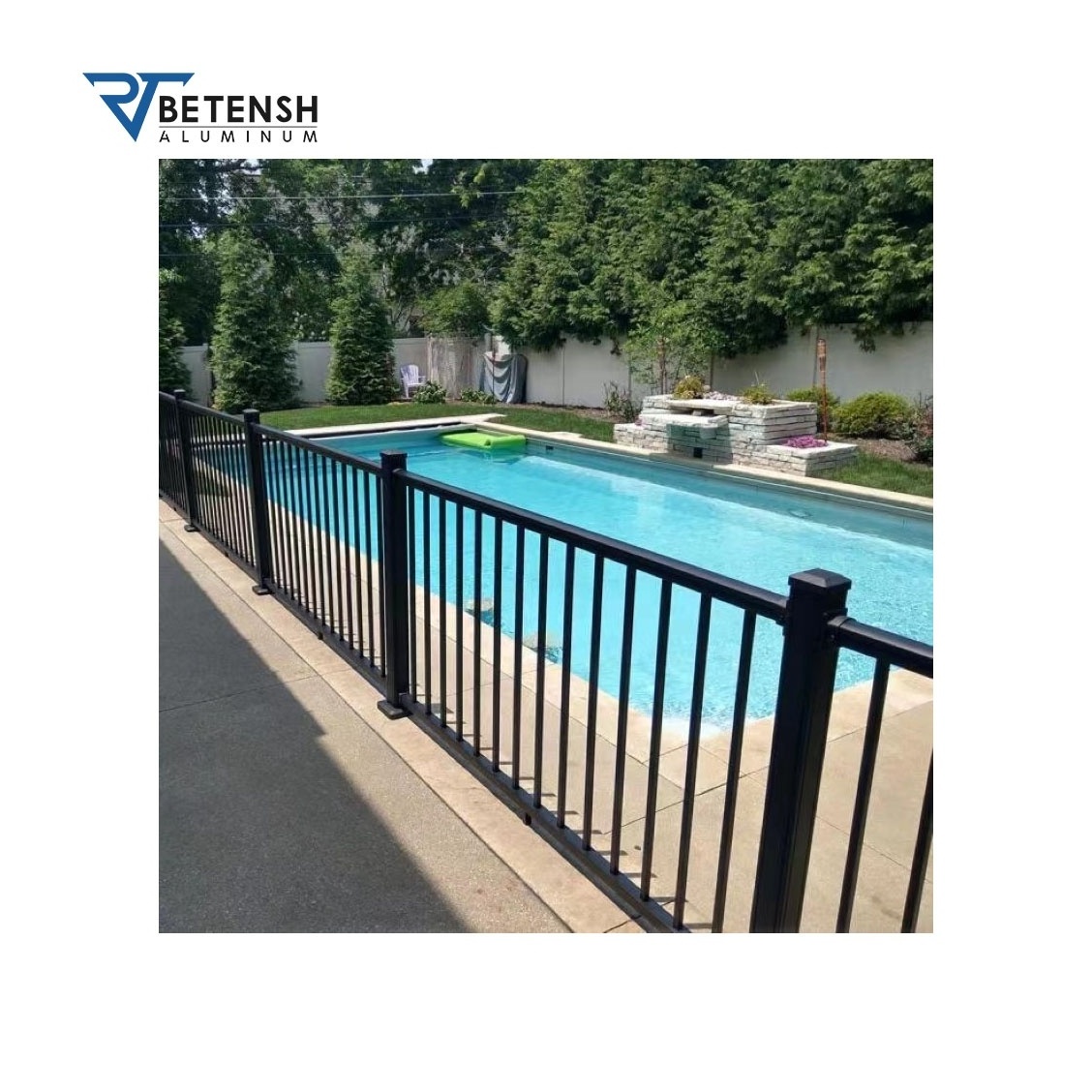 BETENSH METAL New design customized aluminum outdoor pool fence for sale