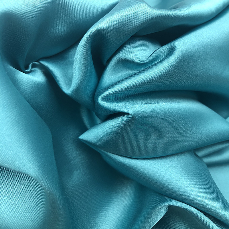 50D*75D shiny polyester satin fabrics for clothing dresses lining fabric 100% Polyester shine liquid satin fabric by the meter