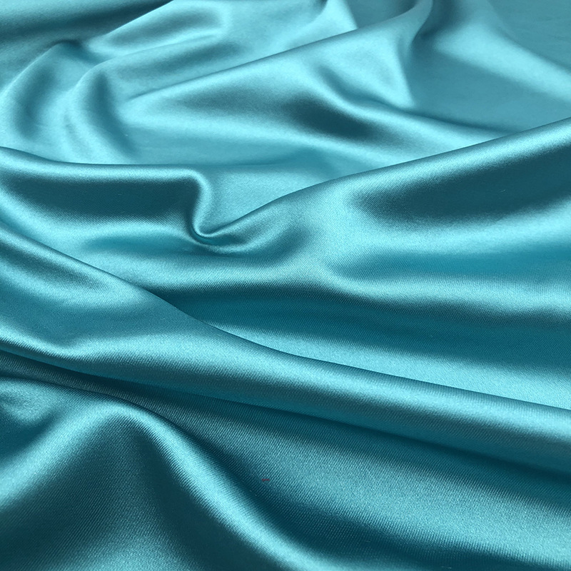 Factory cheap price 100% polyester shiny satin fabric for wedding decoration party dress wed dutch poly shine satin fabric