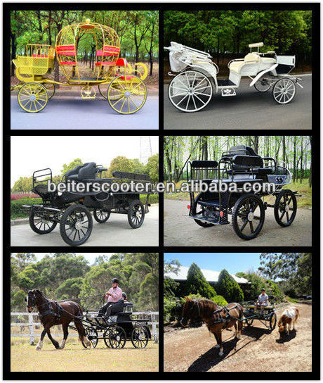 two wheel Marathon horse cart/horse carriage