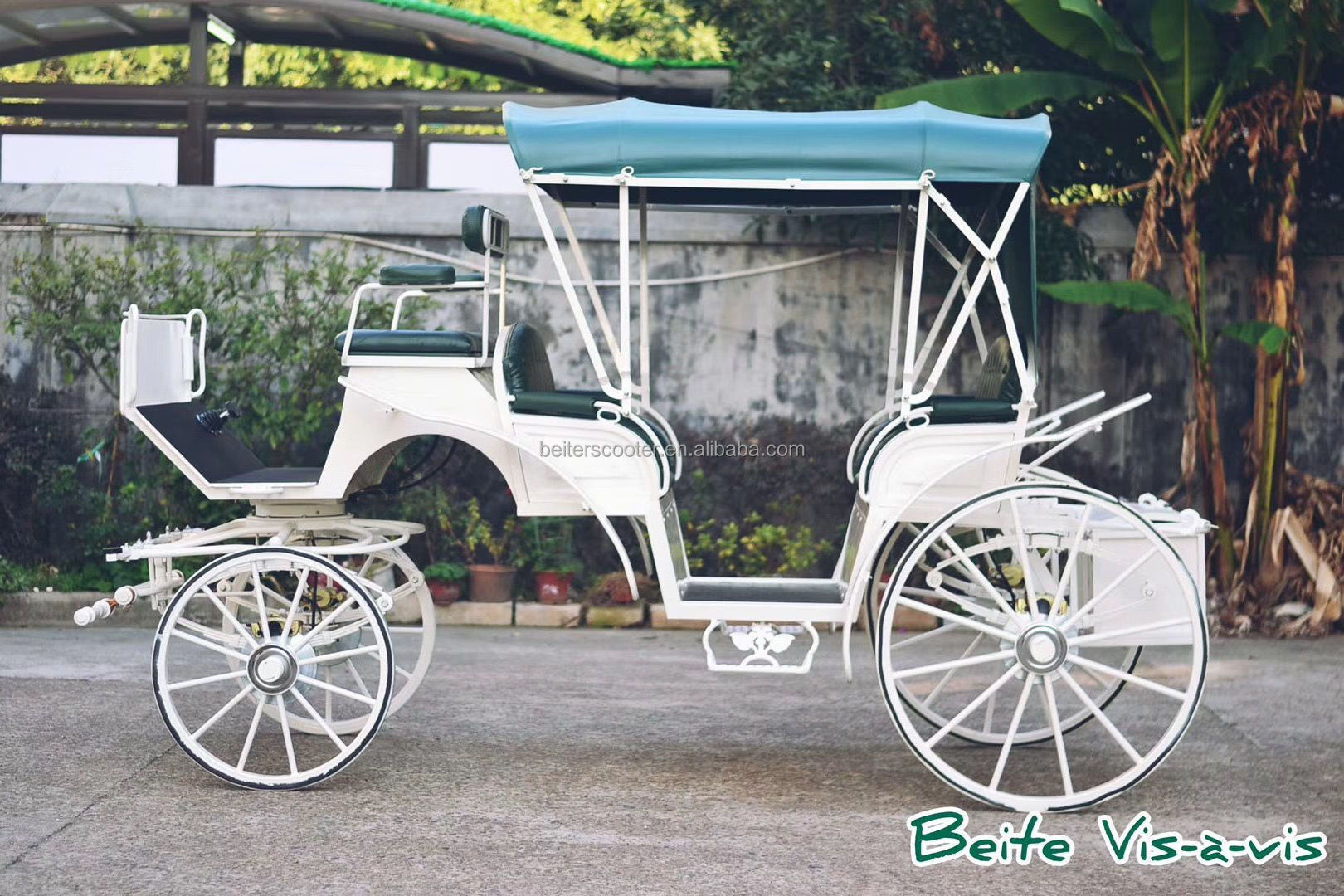 Royal Sightseeing White Cinderella Horse Carriage for sale