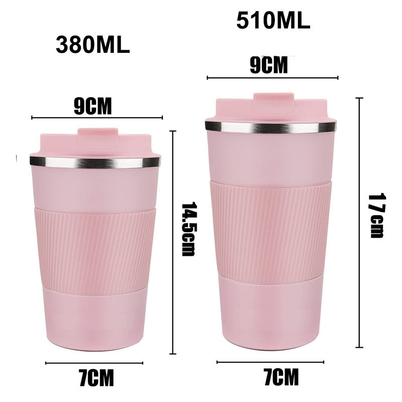 Oem Vacuum Insulated Outdoor Luxury Steel Vacuum Bulk 500ML Coffee Travel Mug With Custom Logo With Custom Logo Color