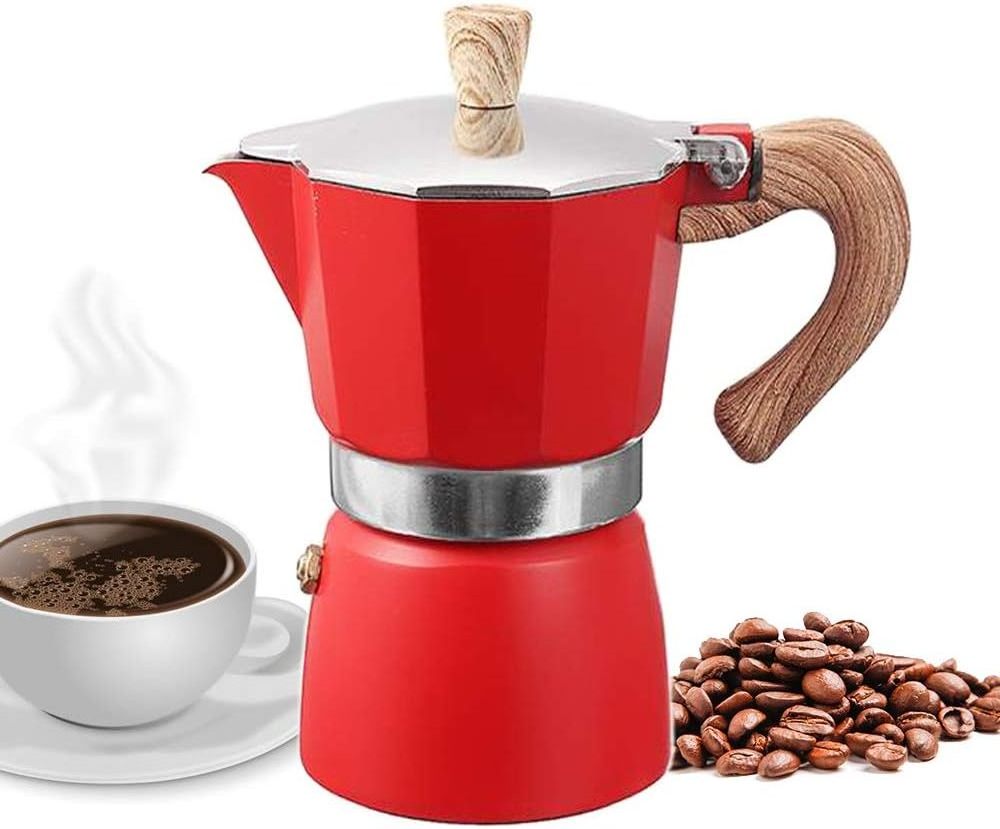 6 Cup Moka Pot Stovetop Classic Cafe Percolator Italian Coffee Maker Italian Espresso Maker