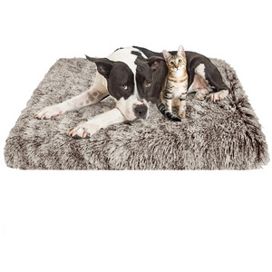 Washable Pet Sofa Dog Calming Bed For Large Dogs Pad Blanket Winter Warm Cat Bed Mat Couches Car Floor Furniture Protector