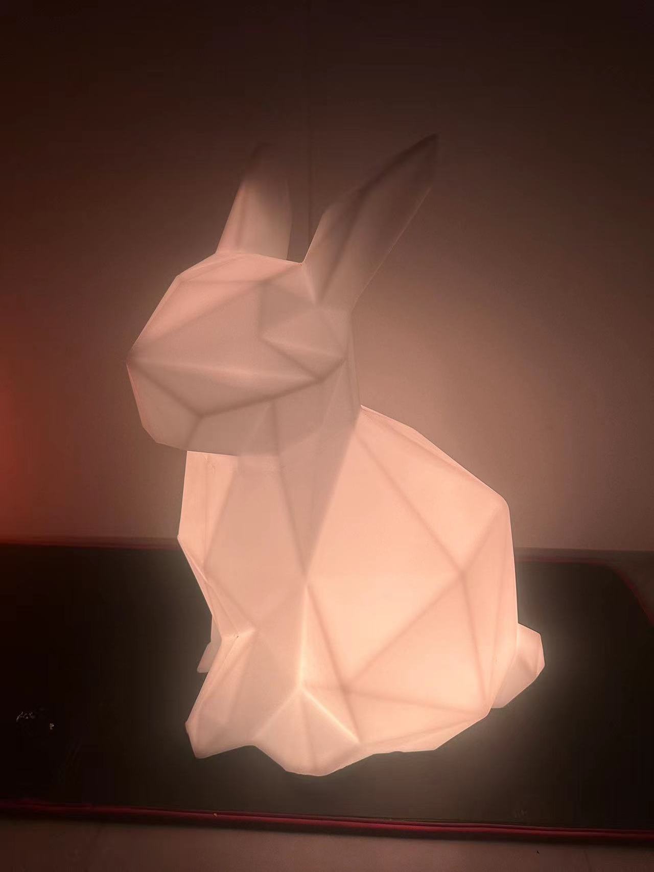 Hot Sale Waterproof 3d Led Animal Pe Sculpture Light Rabbit Motif Light For Zoo Garden Decoration