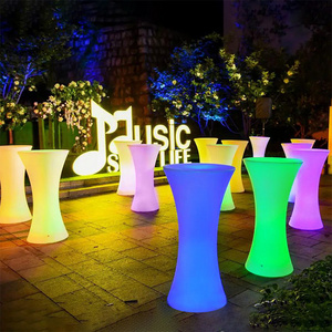 Light up bar Table / Illuminated Led Table/Glowing Led Cocktail Table