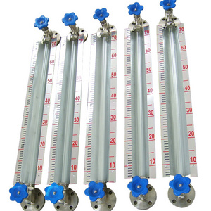 Threaded Flange Clamp connection  Glass Tube Liquid Level Indicator/glass pipe level gauge level meter