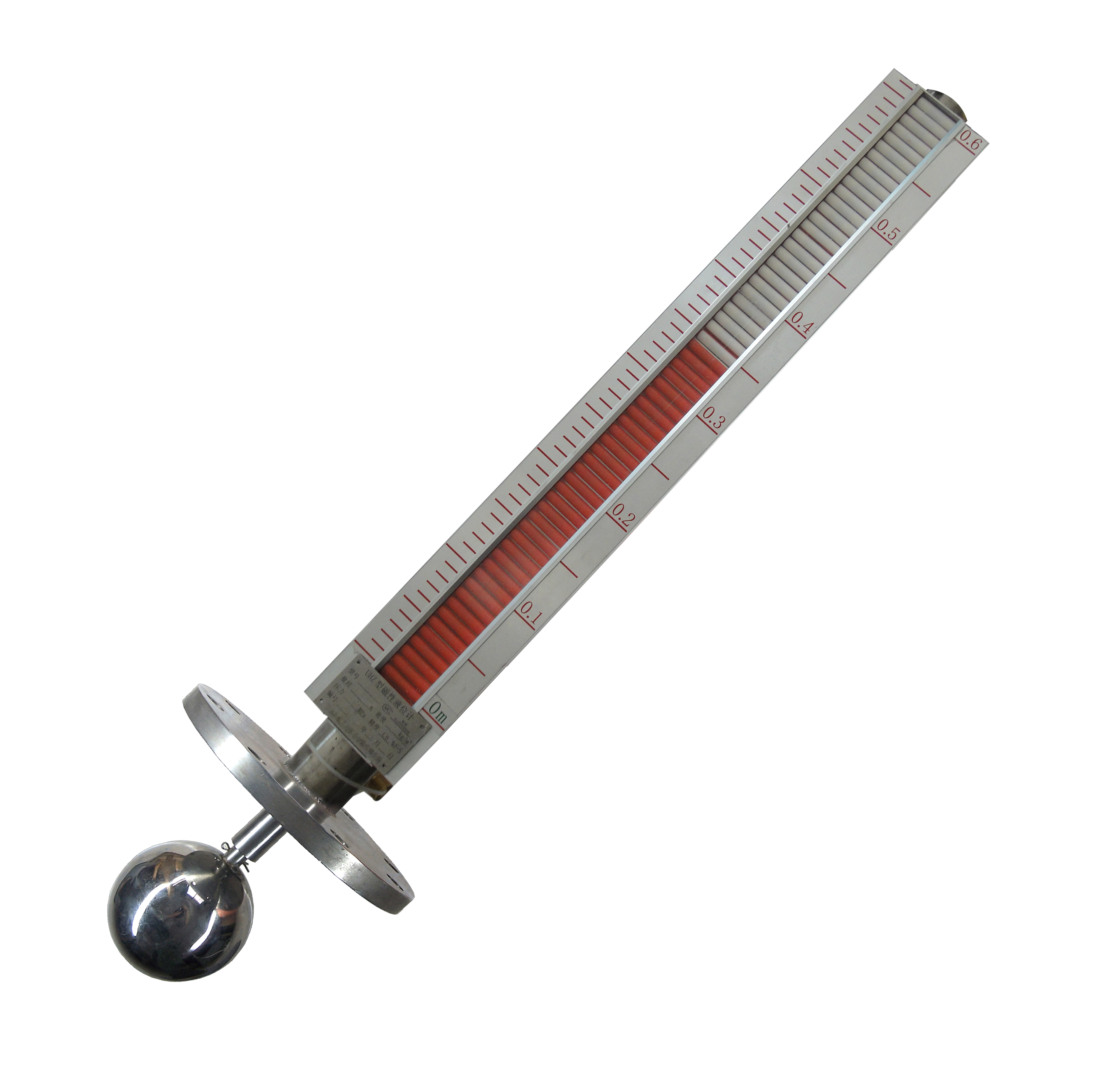 Top loaded floating ball  level  monitor magnetic flips liquid level meter level gauge gage