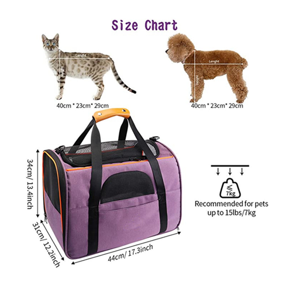 Supplier Wholesale Eco-Friendly Foldable Pet Cat Tote Bag Dog Travel Bag For Dog Stores All Your Dog Accessories With Bowl