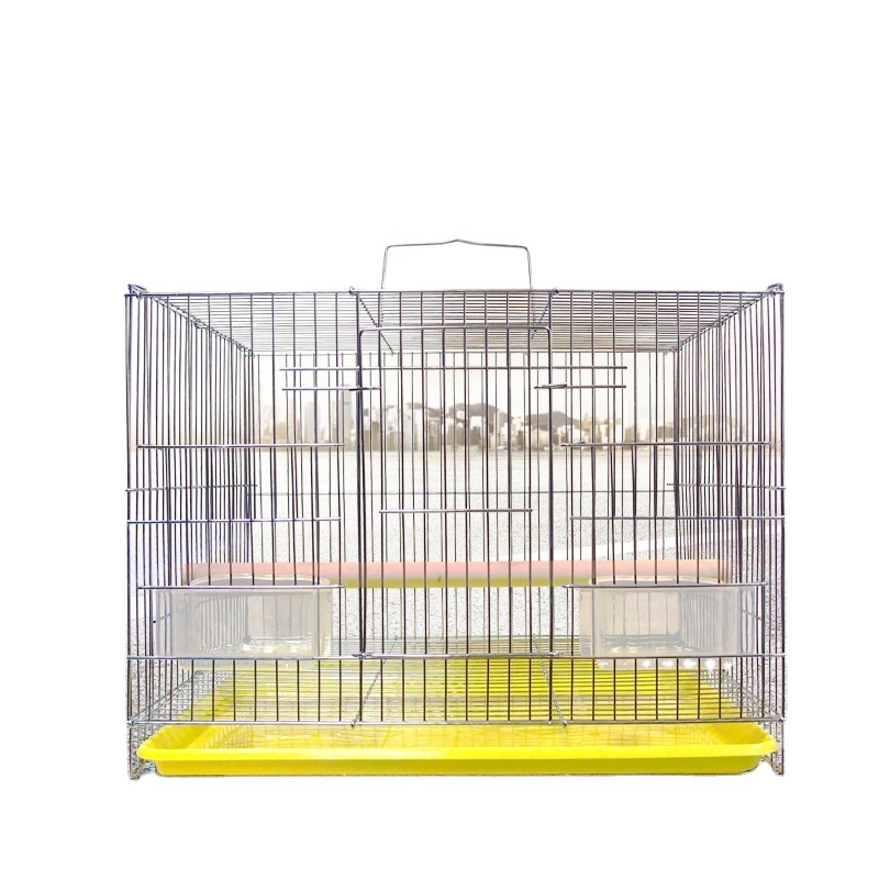 38.5*27.8*30cm wire large square traveling parrot breeding pet rabbit animal chicken carrier cage