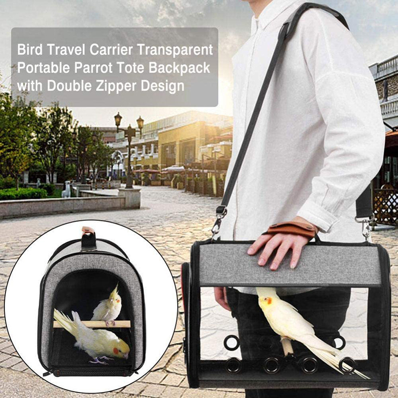 Lightweight Breathable Portable Folding Single Shoulder Pet Travel Parrot Birdcages Birds houses Carrier Bag