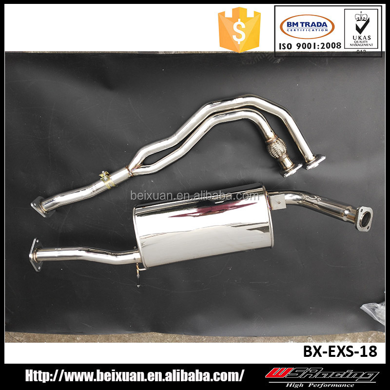 Exhaust system for Nissan Patrol GU 3 4 5 Y61 /Safari TB48DE 01-12 stainless steel pipe 304