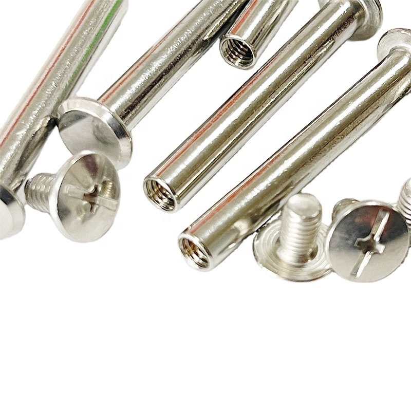 Manufacturer Stainless Steel Chicago Screw Male And Female Small Belt Buckle Chicago Screws