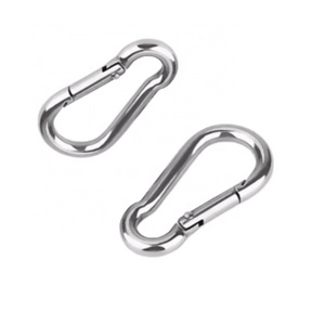 High Quality DIN5299 Stainless Steel Link Buckle Pack Spring Snap Hook Carabiner