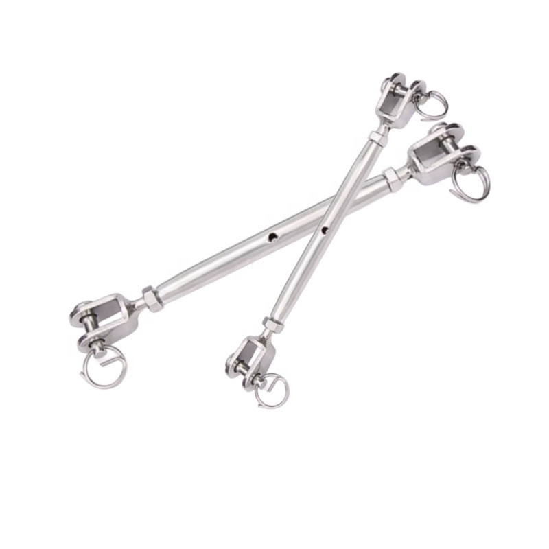 M5-M24 Stainless Steel 304/316 Turnbuckle Jaw pipe Wire Screw Rigging Wire Rope Fittings Turnbuckles