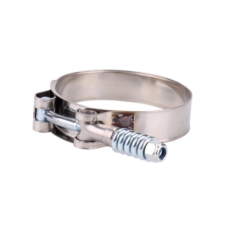 T-Shaped Strong Stainless Steel Throat/Hose Clamp Reinforced Ventilation Pipeline Water Pipe Clamp