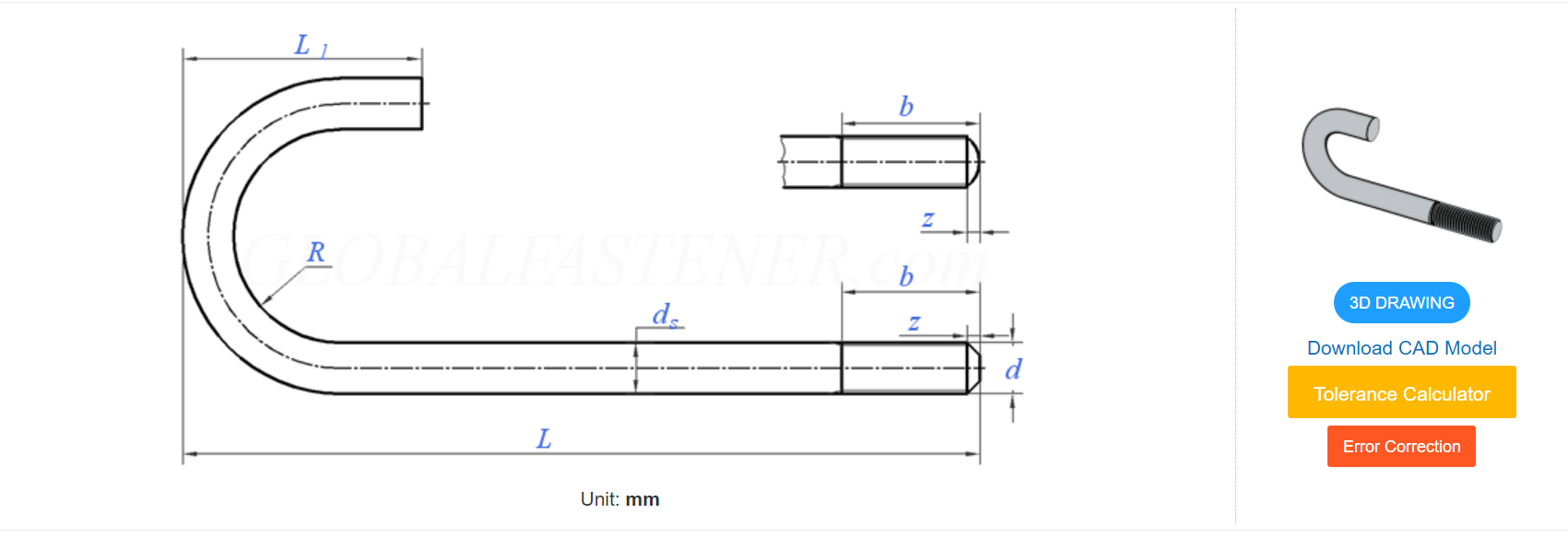 Factory Price Expansion Bolt Ceiling Fan Swing Expansion 304 Stainless Steel Expansion Hook Bolt