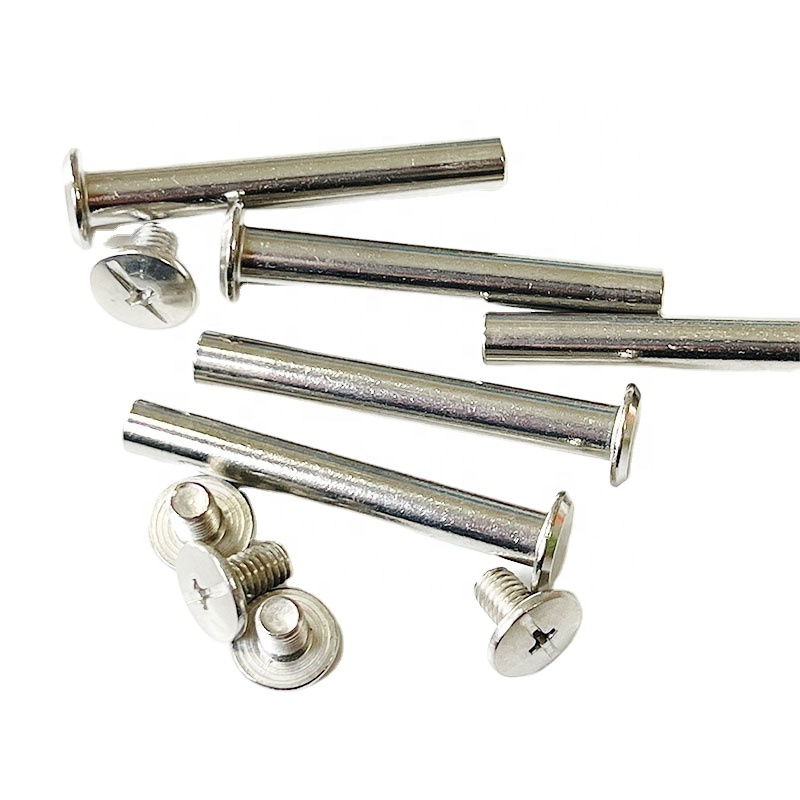 Manufacturer Stainless Steel Chicago Screw Male And Female Small Belt Buckle Chicago Screws