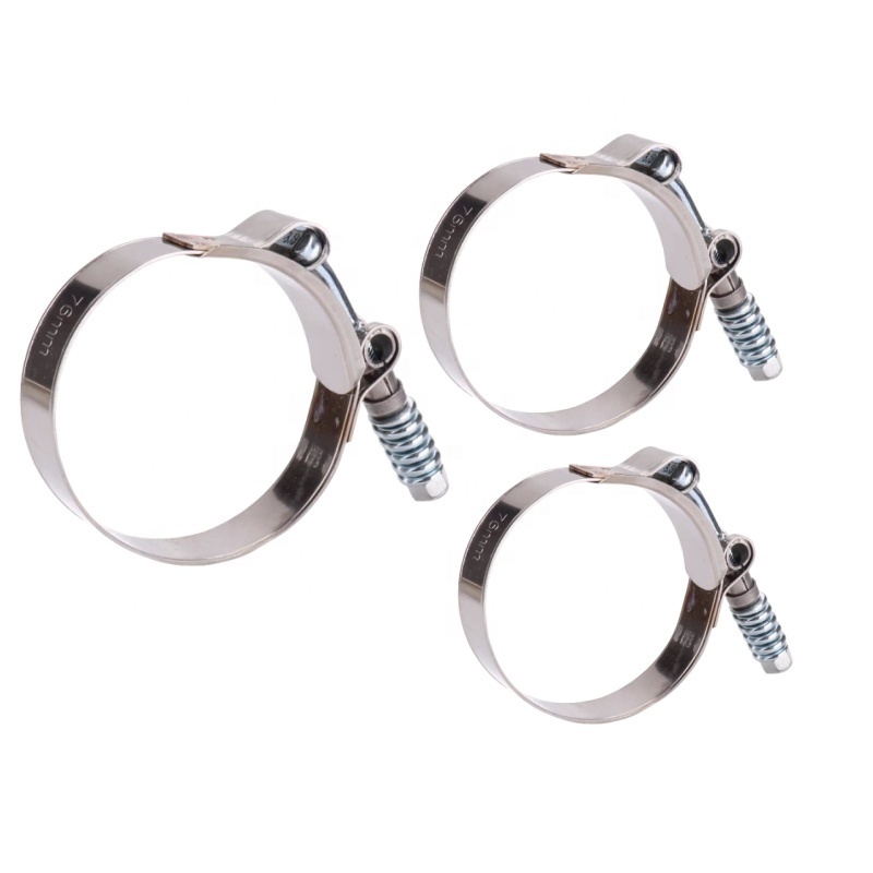 T-Shaped Strong Stainless Steel Throat/Hose Clamp Reinforced Ventilation Pipeline Water Pipe Clamp