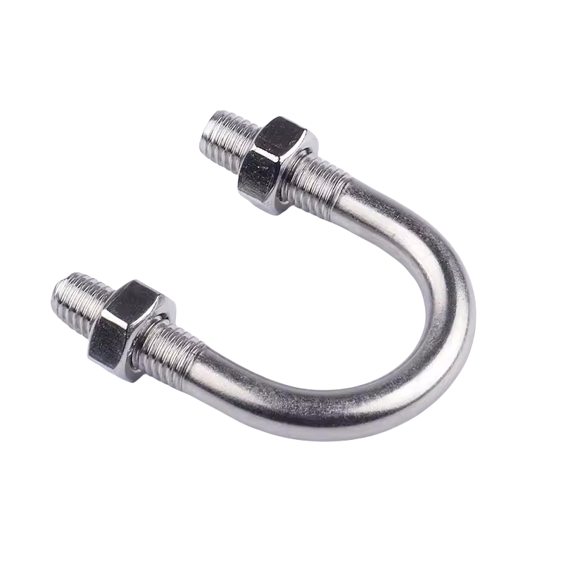 Wholesale In Stock Stainless Steel 304 316 Marine Boat Stern Eye Tie Down U Bolt with nut and frame plate