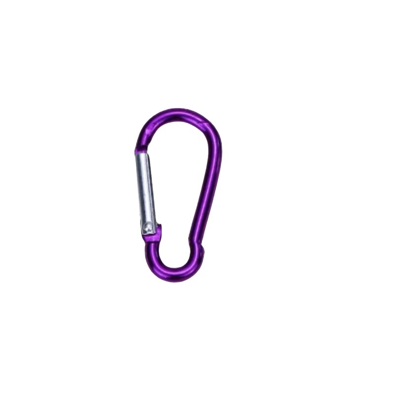 Purple Spring High Quality DIN5299 Stainless Steel Link Buckle Pack Spring Snap Hook Carabiner