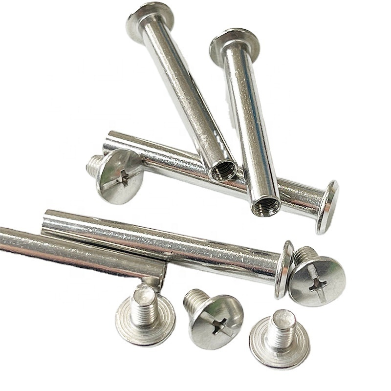 Manufacturer Stainless Steel Chicago Screw Male And Female Small Belt Buckle Chicago Screws